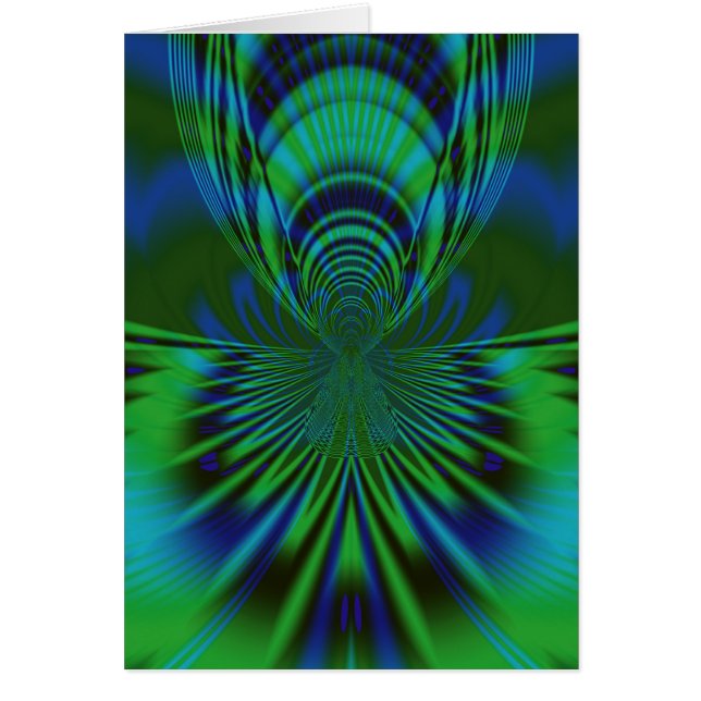 Cartão Pássaro Azul (Frente)