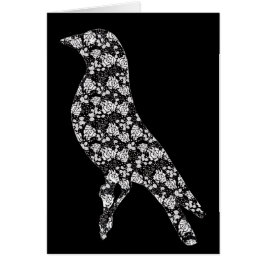 Cartão Pássaro cor-de-rosa