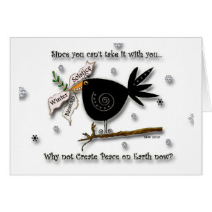Cartão Pássaro da paz