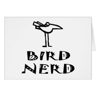 Cartão Pássaro Engraçado