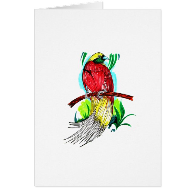 Cartão Pássaro Menor (Frente)