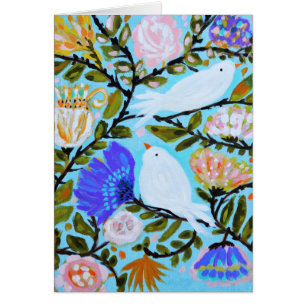 Cartão Pássaros de Amor II