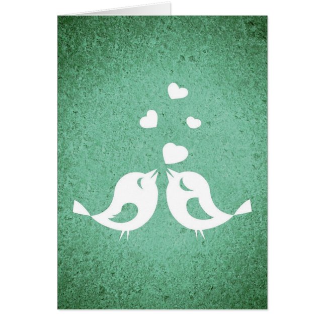 Cartão Pássaros do Amor (Frente)