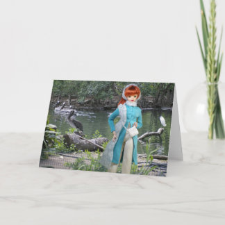 Cartão Pássaros do jardim zoológico de Verdi - de Houston