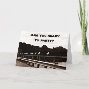 CARTÃO **PÁSSAROS ENGRAÇADOS** SÓ QUER SE DIVERTIR NO 