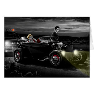 Cartão Passeio B&W da alegria