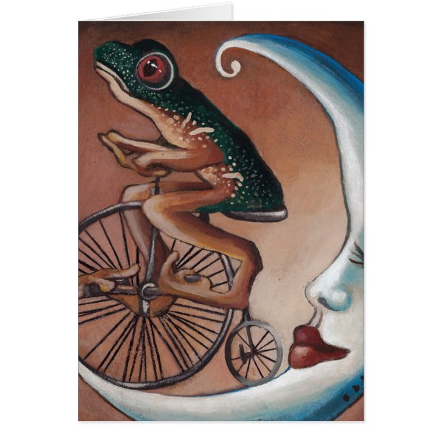 Cartão Passeio da bicicleta (Frente)