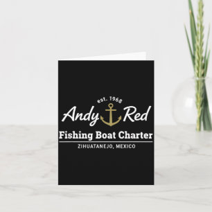 Cartão Passeio de barco de pesca Andy Red Zihuatanejo Est