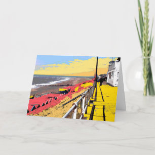 Cartão Passeio de Southwold Colorido