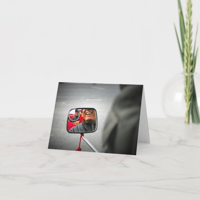 Cartão Passeio do rickshaw, Beijing (Frente)