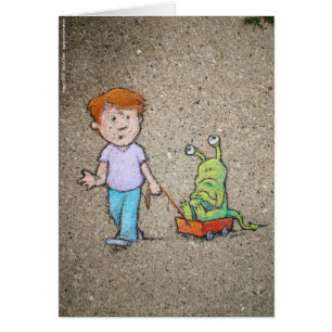 Cartão passeio do vagão dos sluggo