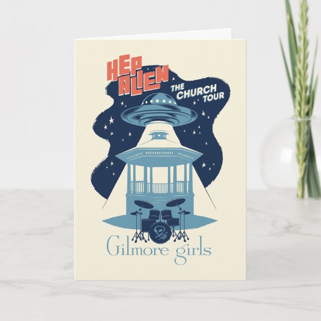 Cartão Passeio pela Igreja da Alienígena Gilmore Girls He (Frente)