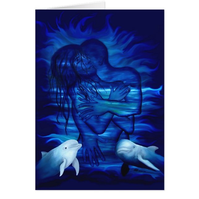 Cartão Passion act - par com o par Dolphin (Frente)