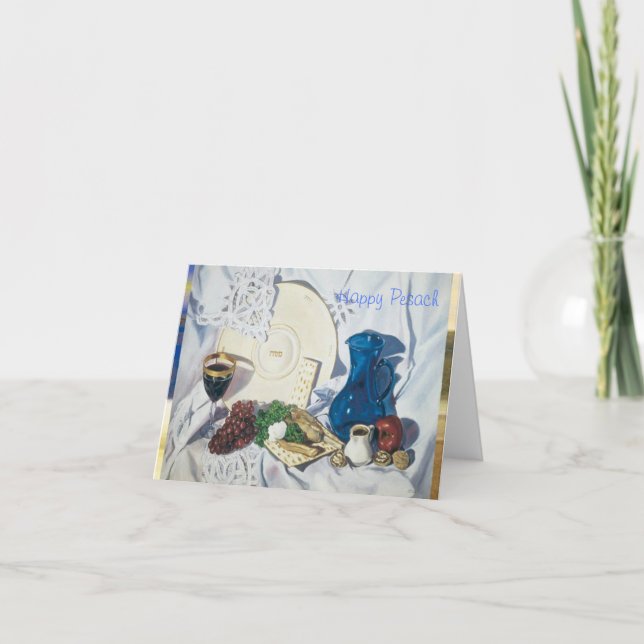 Cartão Passover Seder (Frente)