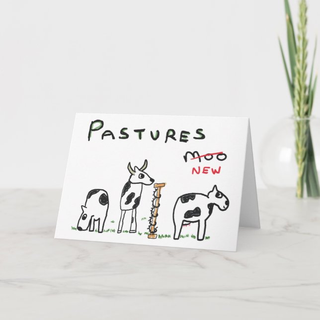Cartão Pastagens Novas (Frente)