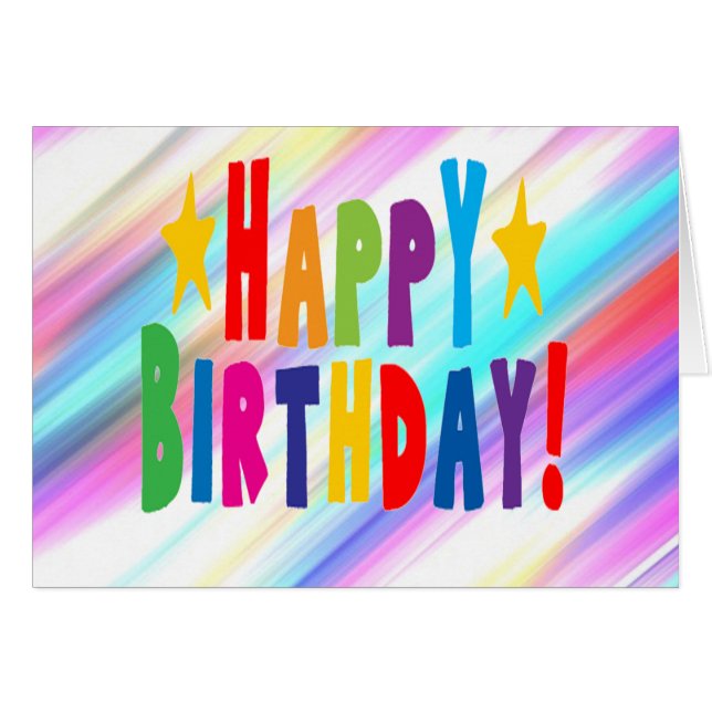 Cartão Pastel bonito (Frente Horizontal)