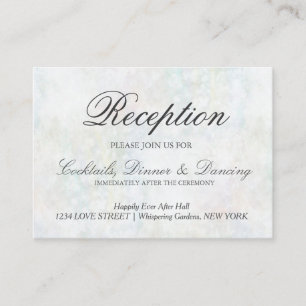 Cartão Pastel da recepção de Bokeh do arco-íris do