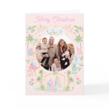 Pastel Nativity Folded Photo