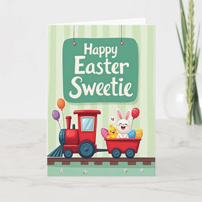 Cartão Pastel Ovoid Springtime Card (Frente)