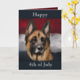 Cartão Pastor Alemão  