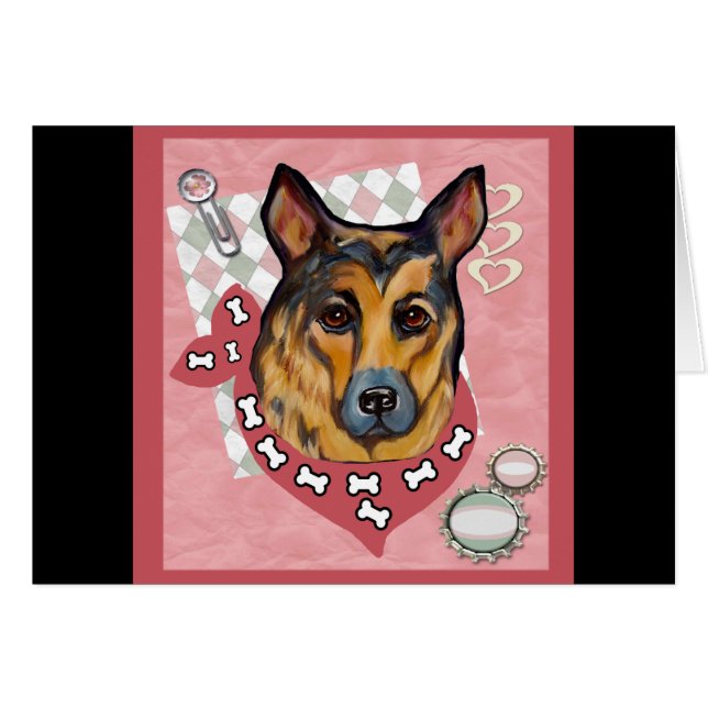 CARTÃO PASTOR ALEMÃO (Frente Horizontal)