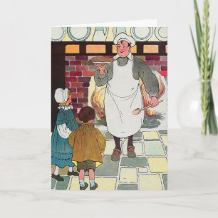 Cartão Pat-a-cake, pat-a-cake, homem de Baker