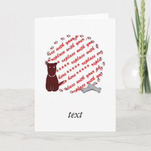 Cartão Pata de Cachorro Imprime Foto Quadro