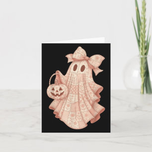 Cartão Patchwork Quilt Flower Nk Ghost Coquette Halloween
