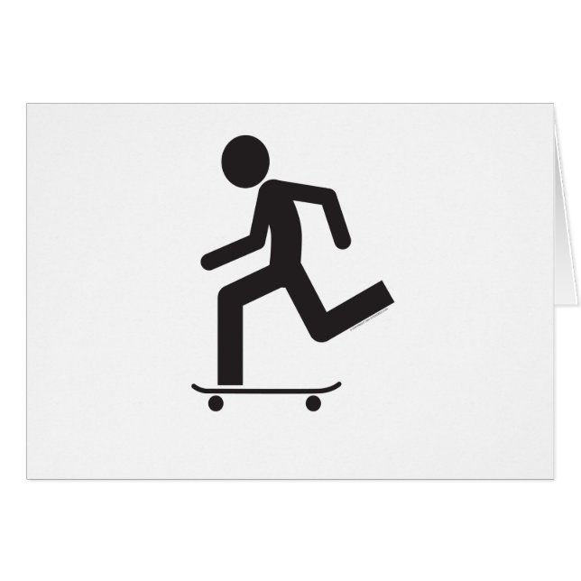 Cartão Patinador-T (Frente Horizontal)