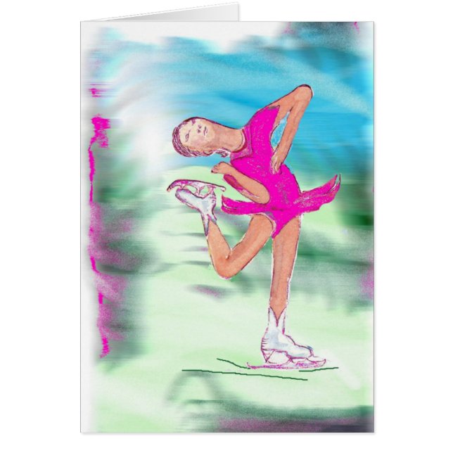 Cartão Patinagem artística (Frente)