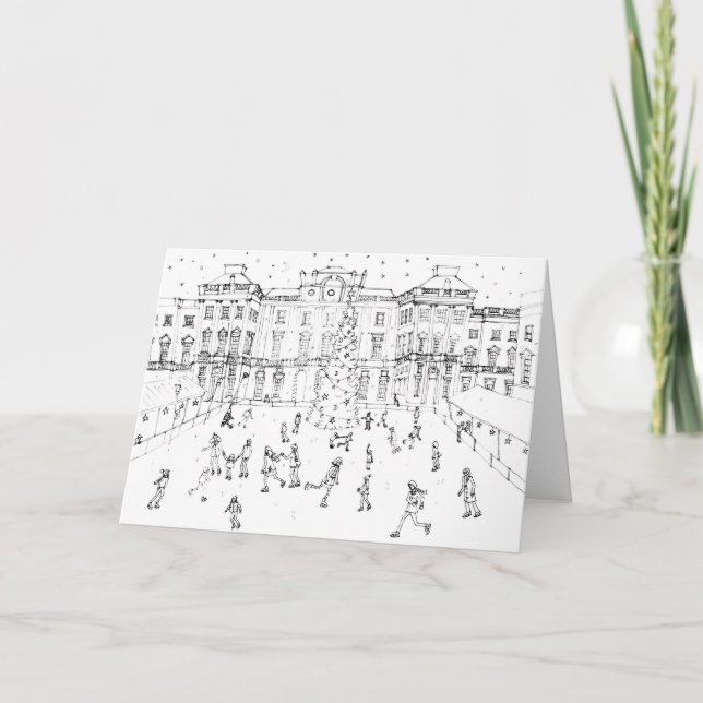 Cartão Patinagem na casa de Somerset (Frente)