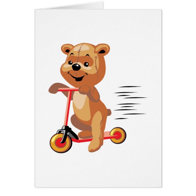 Cartão patinete bobo (Frente)