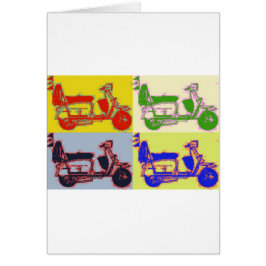 CARTÃO PATINETE DO POP ART