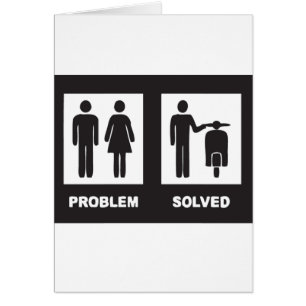 Cartão Patinete engraçado