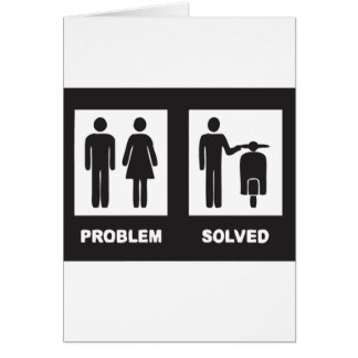 Cartão Patinete engraçado