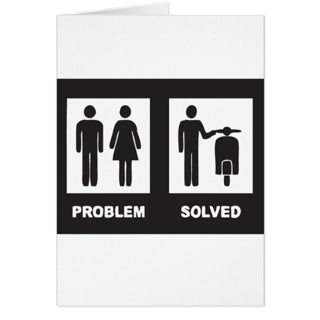 Cartão Patinete engraçado (Frente)