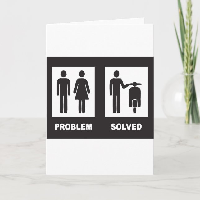 Cartão Patinete engraçado (Frente)