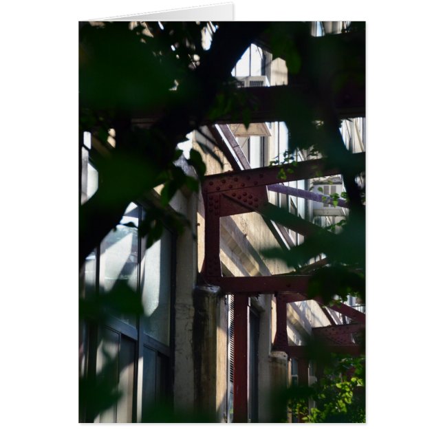 Cartão Pátio Brickbottom. (Frente)