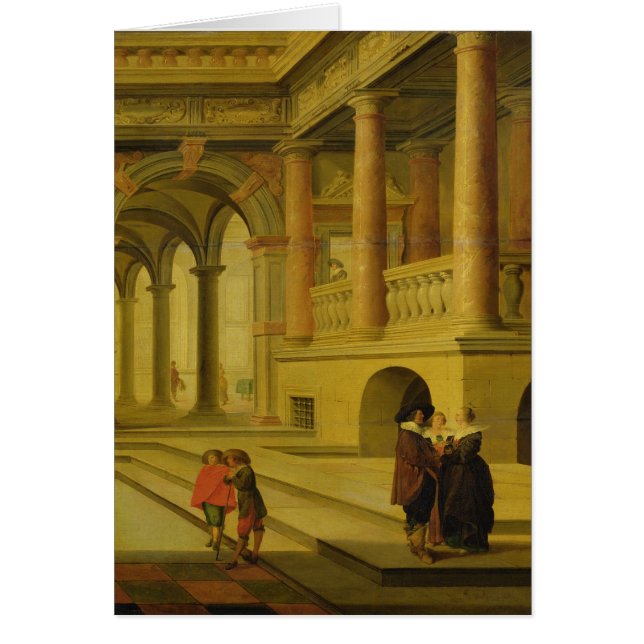 Cartão Pátio do palácio (Frente)