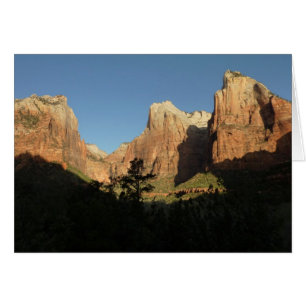 Cartão Pátio dos Patriarcas I no Parque Nacional de Zion