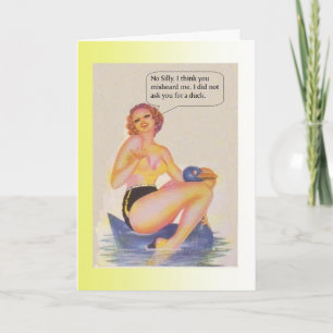 Cartão Pato de aniversário