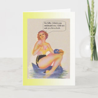 Cartão Pato de aniversário