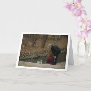 Cartão Pato de casal no Parque de San Vicente