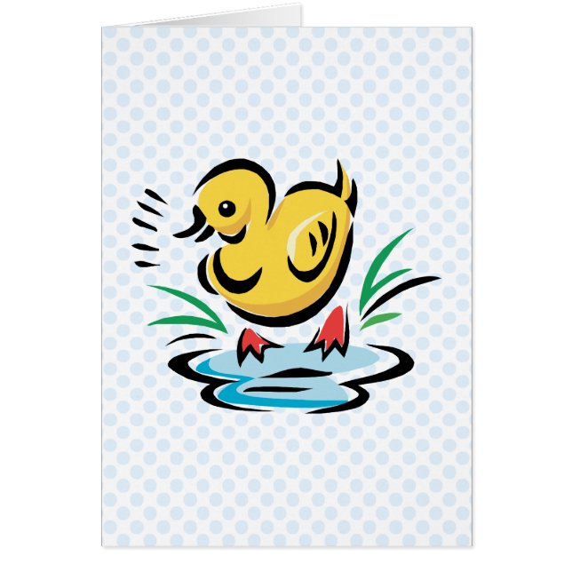 Cartão Pato de Dezzy (Frente)