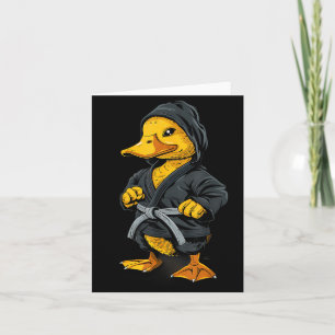 Cartão Pato de Judô MMA Pato de Taekwondo Artes Marciais