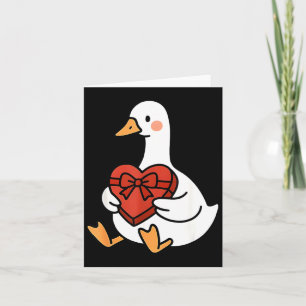 Cartão Pato Elegante Bobo Só Ganso Dia dos Namorados Amor