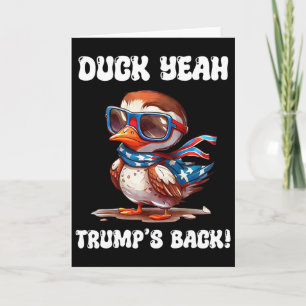Cartão Pato Sim Trump É Ck 47º Presidente