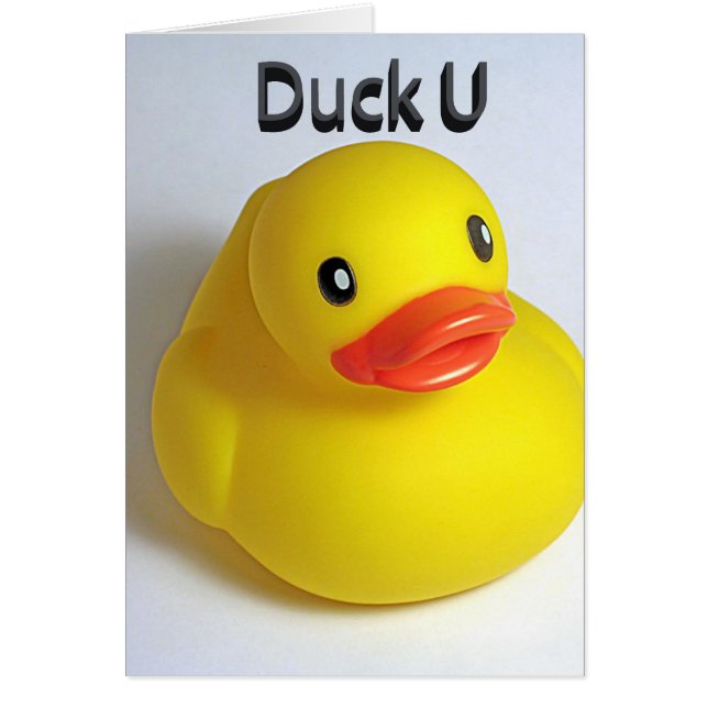 Cartão Pato U (Frente)
