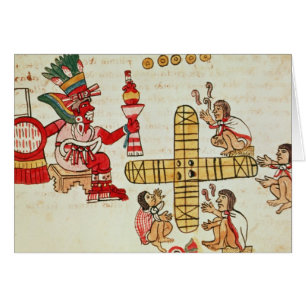 Cartão Patoli de jogo e o deus