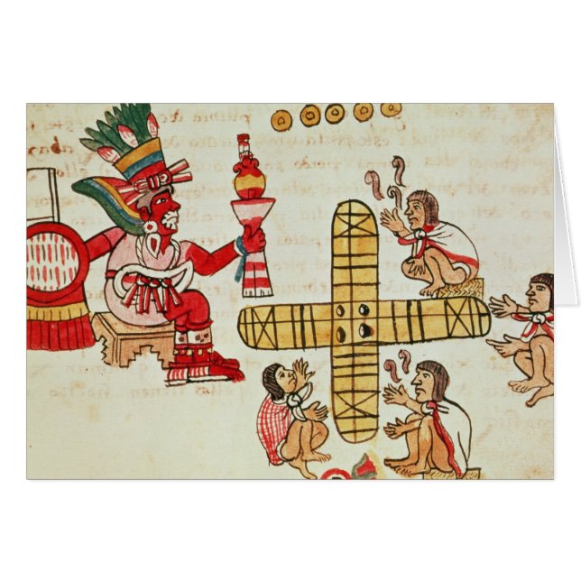 Cartão Patoli de jogo e o deus (Frente Horizontal)